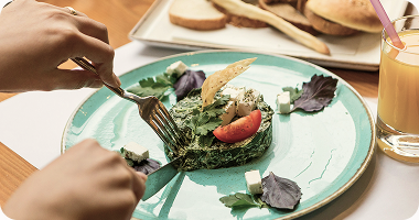 Assiette de légumes