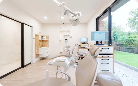 Salle de soins du cabinet ORTHOCare à Arnouville